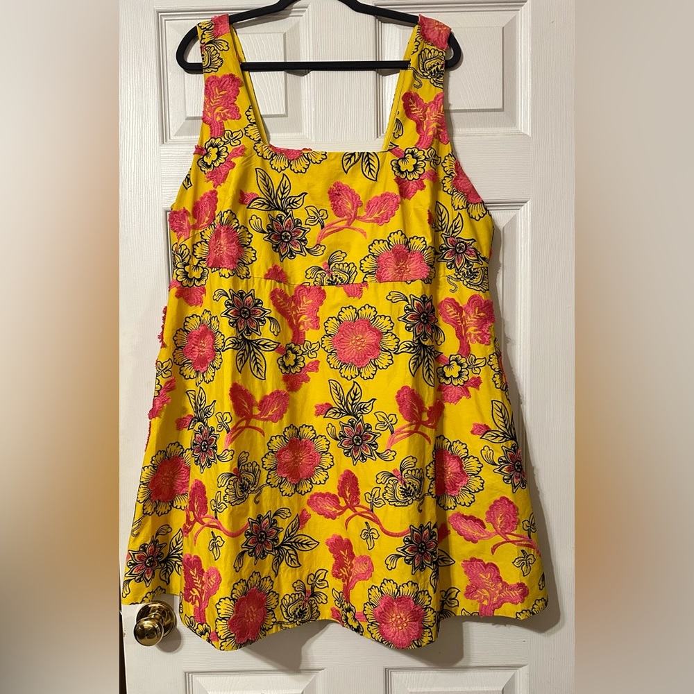Eliska Embroidered Mini Dress purchased from Anthropologie. - Picture 7 of 7